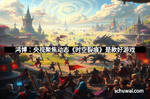 鸿博：央视聚焦动态《时空裂痕》是款好游戏